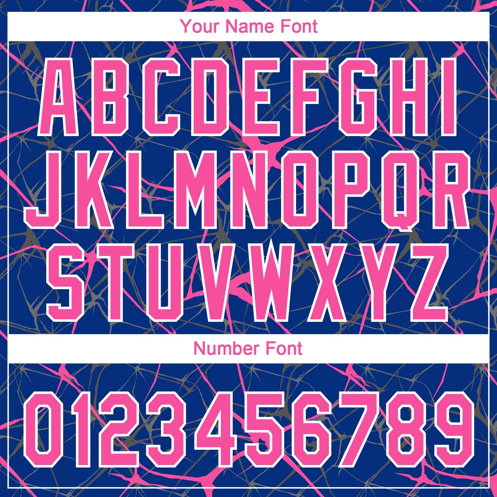 Custom Royal Pink-White  Abstract Network Two-Button Unisex Softball Jersey
