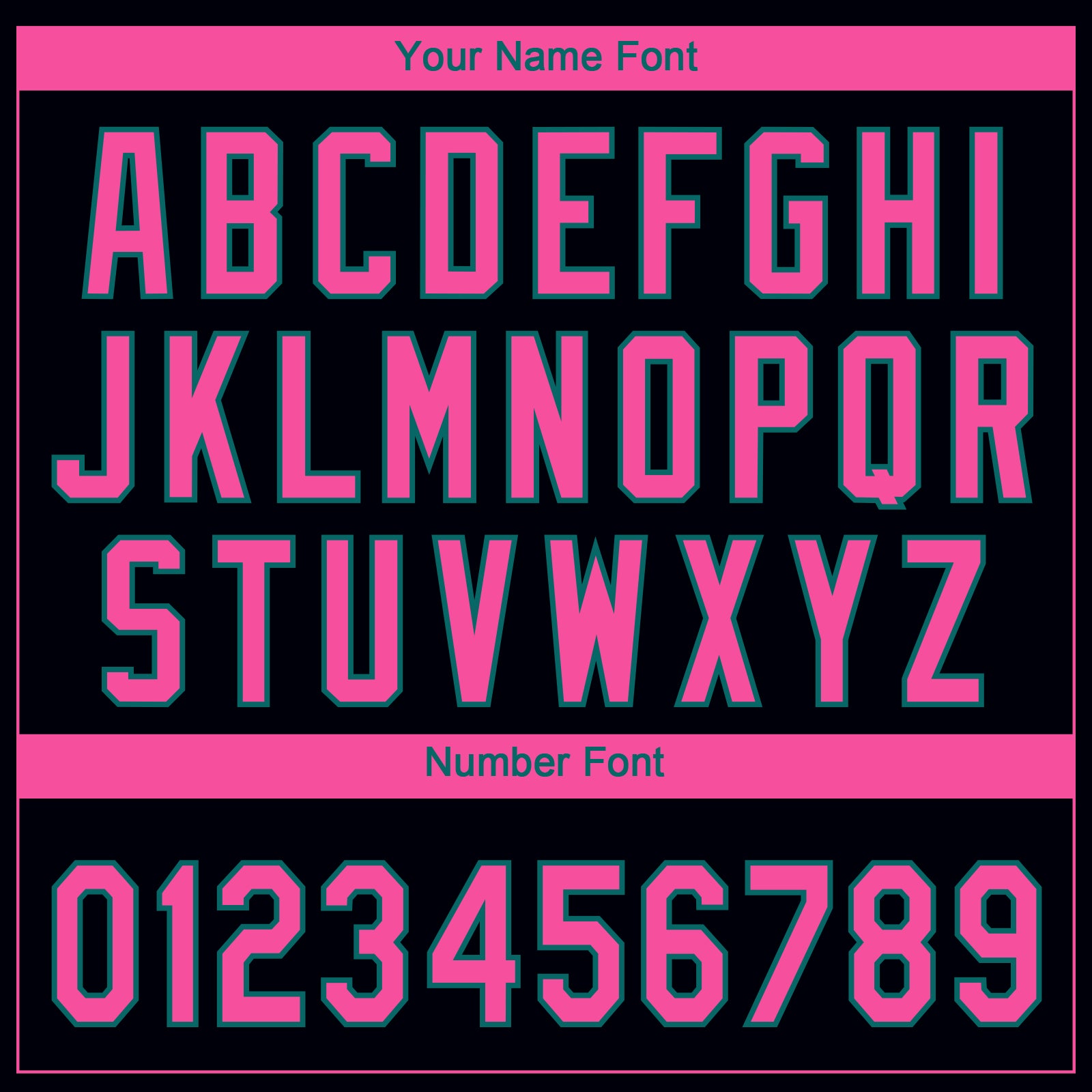 Custom Black Pink-Teal Gradient Style Twinkle Star Two-Button Unisex Softball Jersey
