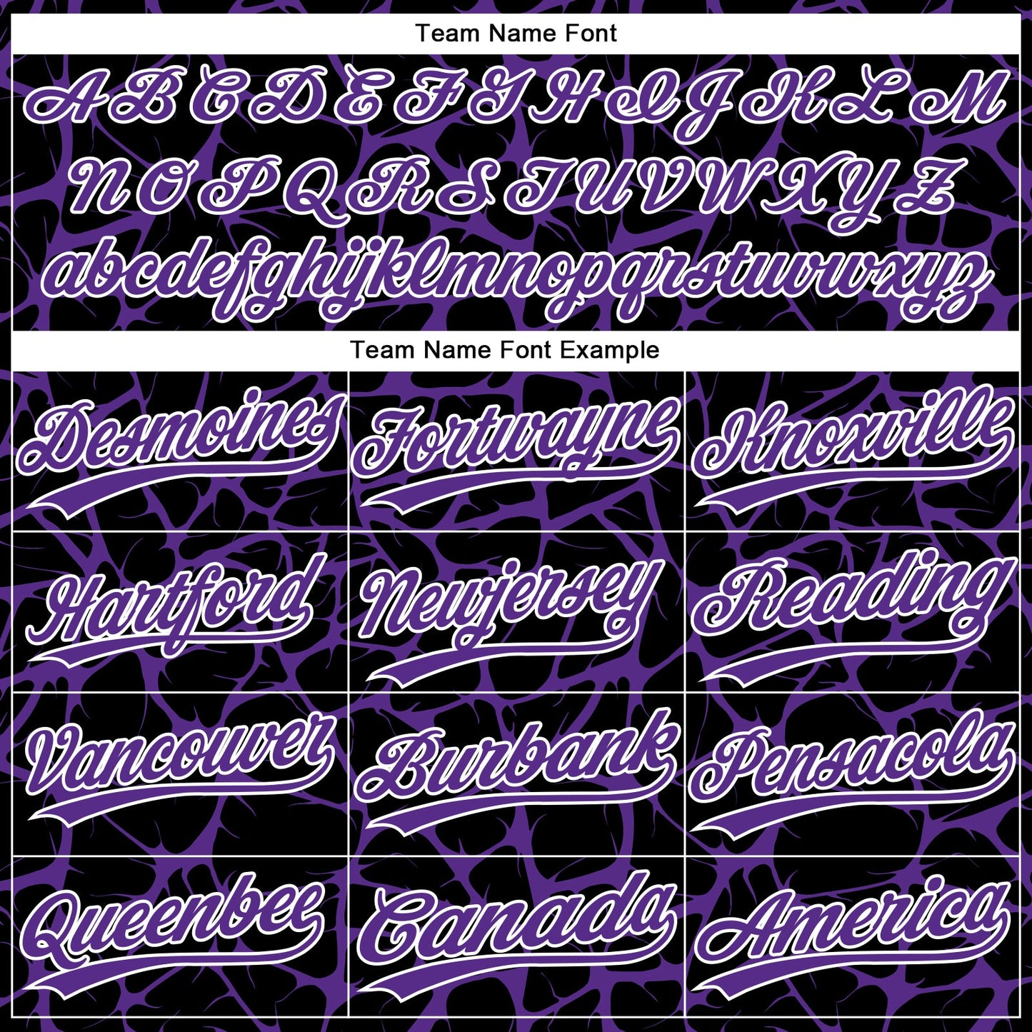 Custom Black Purple-White Abstract Network Crackle Two-Button Unisex Softball Jersey