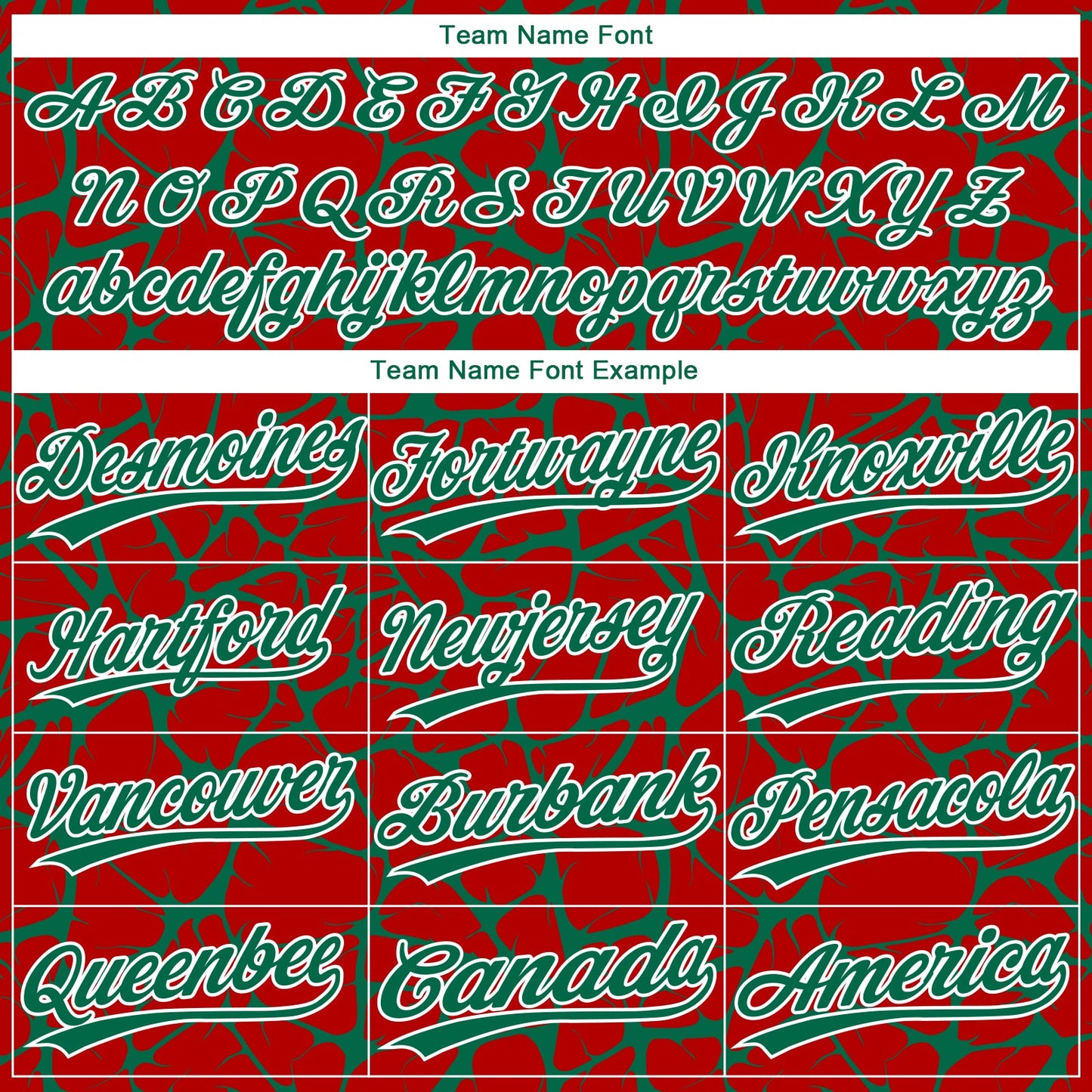 Custom Red Kelly Green-White Abstract Network Crackle Two-Button Unisex Softball Jersey