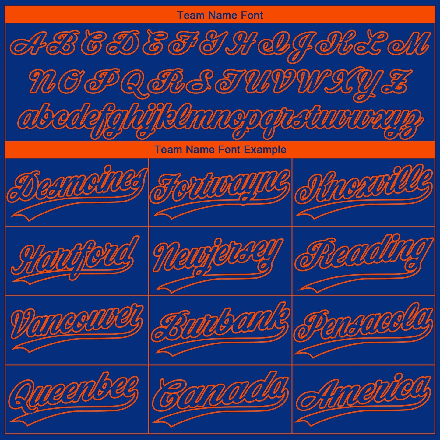 Custom Royal Orange New York City Edition Gradient Two-Button Unisex Softball Jersey