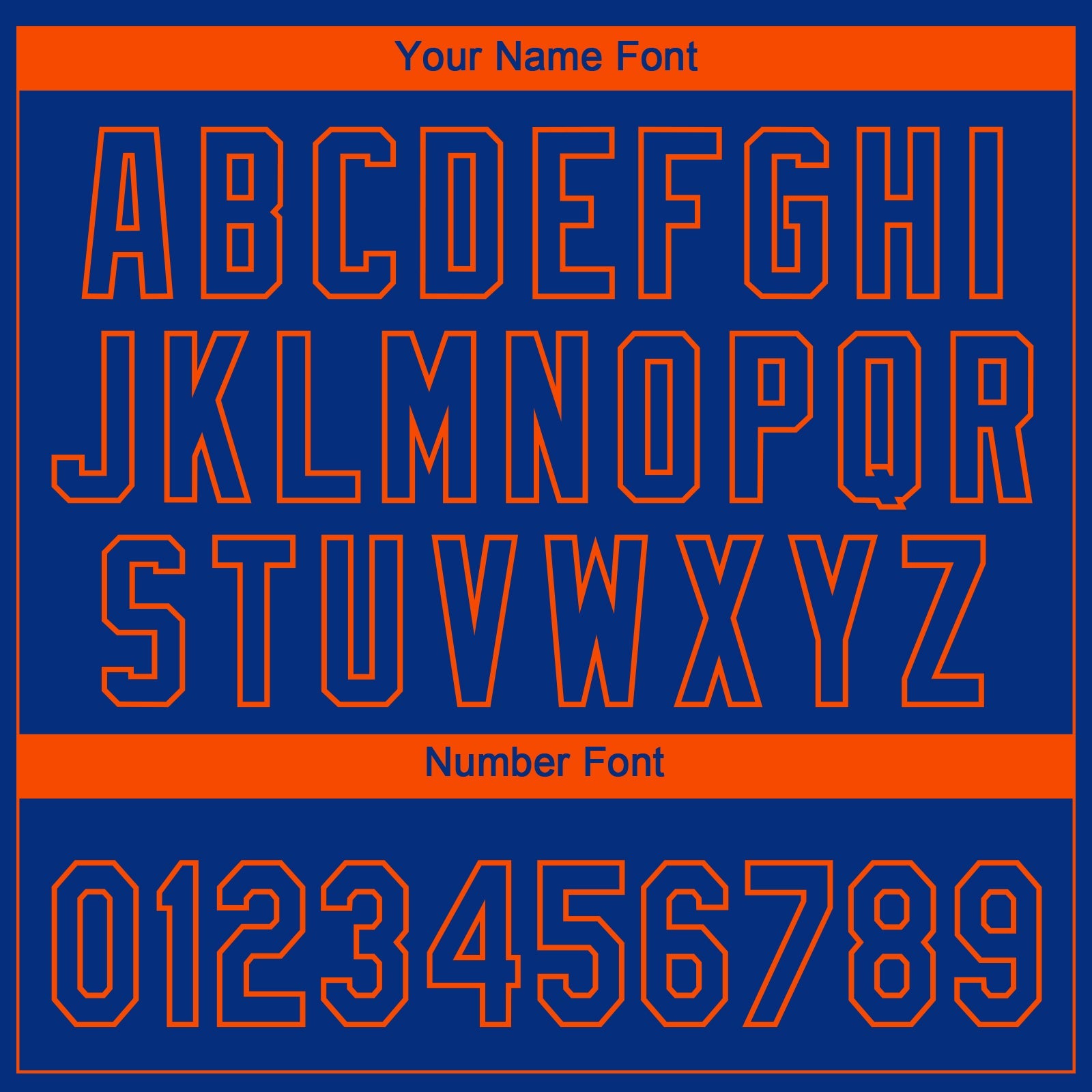 Custom Royal Orange New York City Edition Gradient Two-Button Unisex Softball Jersey