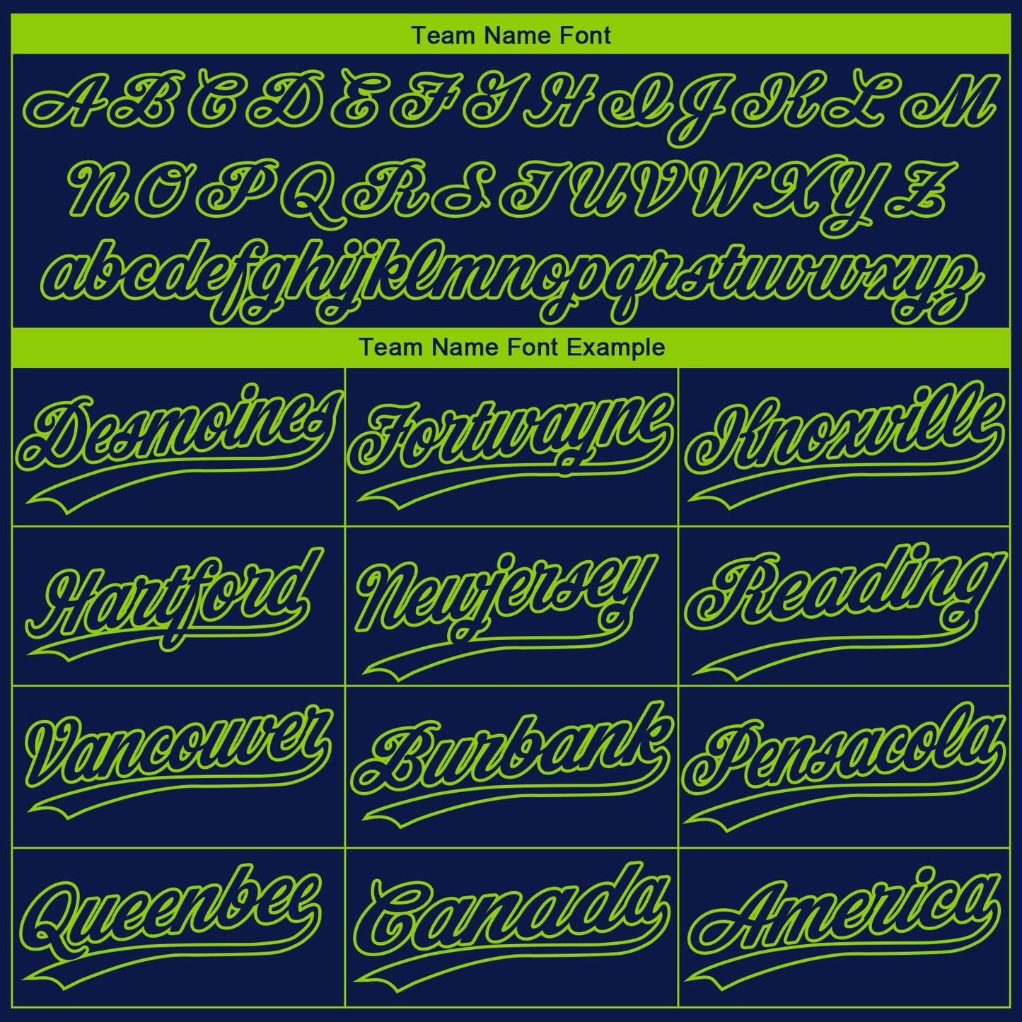 Custom Navy Neon Green Seattle City Edition Gradient Two-Button Unisex Softball Jersey