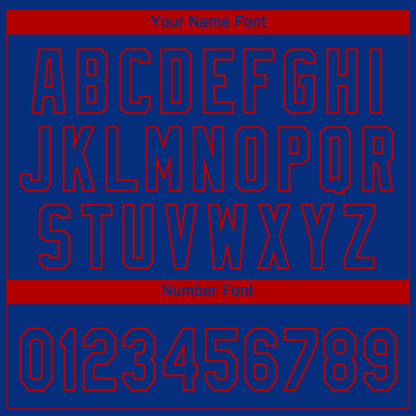 Custom Royal Red Philadelphia City Edition Gradient Two-Button Unisex Softball Jersey