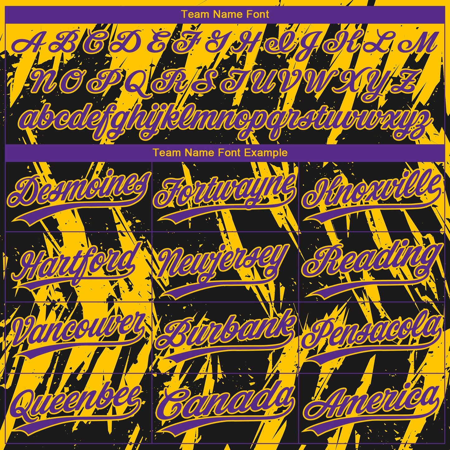 Custom Black Purple-Yellow Splatter Torn Sharp Brush Stroke Two-Button Unisex Softball Jersey