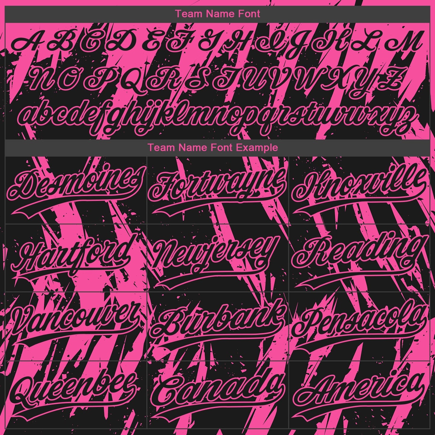 Custom Black Pink Splatter Torn Sharp Brush Stroke Two-Button Unisex Softball Jersey