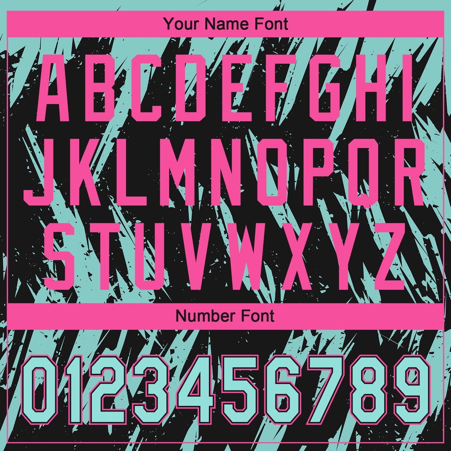 Custom Black Ice Blue-Pink Splatter Torn Sharp Brush Stroke Two-Button Unisex Softball Jersey