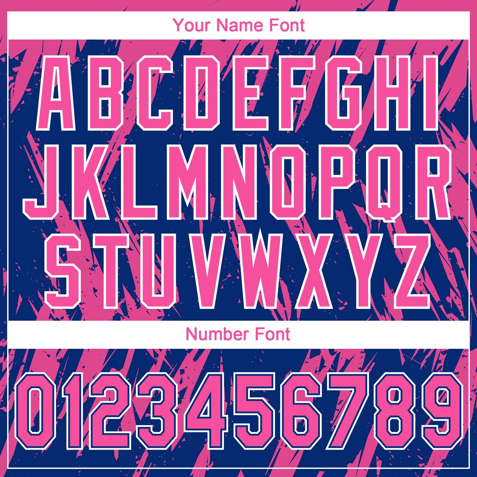 Custom Pink Royal-White Splatter Torn Sharp Brush Stroke Two-Button Unisex Softball Jersey