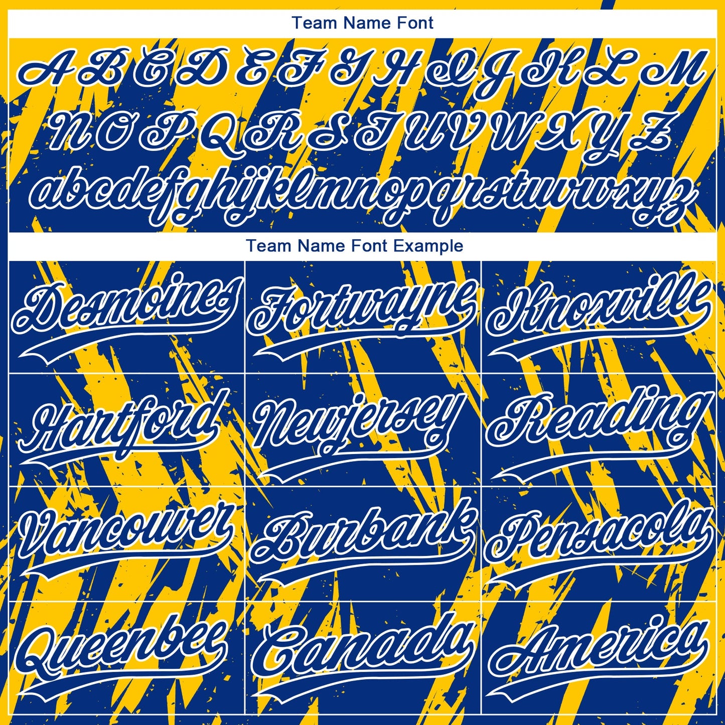 Custom Gold Royal-White Splatter Torn Sharp Brush Stroke Two-Button Unisex Softball Jersey