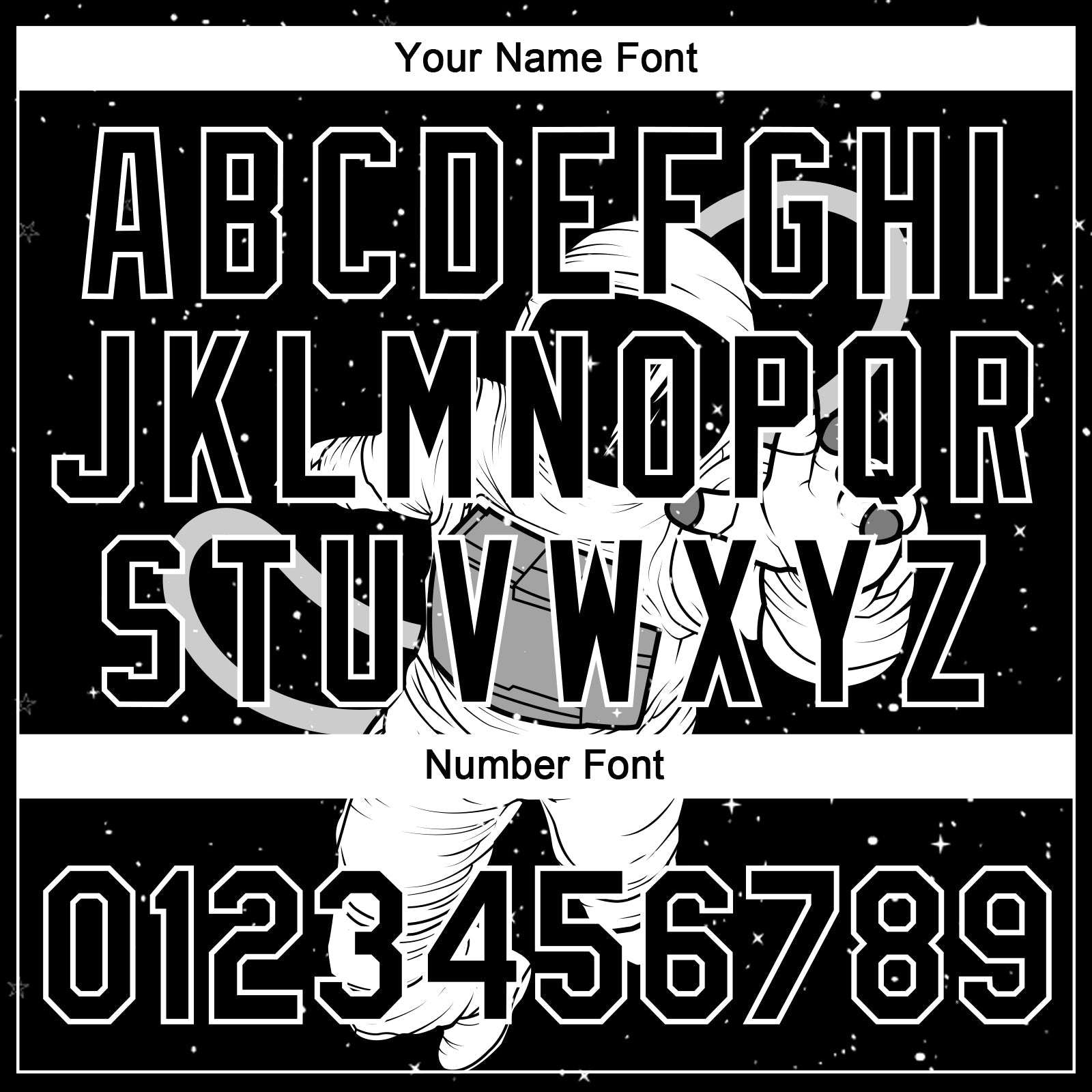 Custom Black White Astronaut 3D Pattern Design Two-Button Unisex Softball Jersey