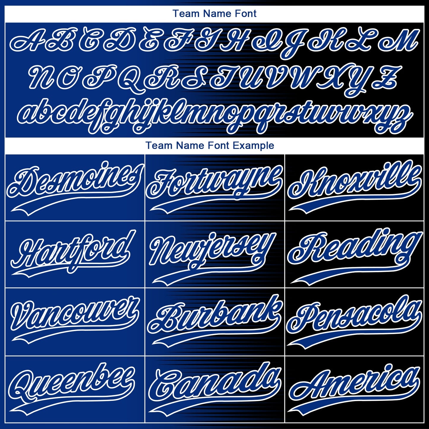 Custom Black Royal-White Gradient Horizontal Stripe Two-Button Unisex Softball Jersey
