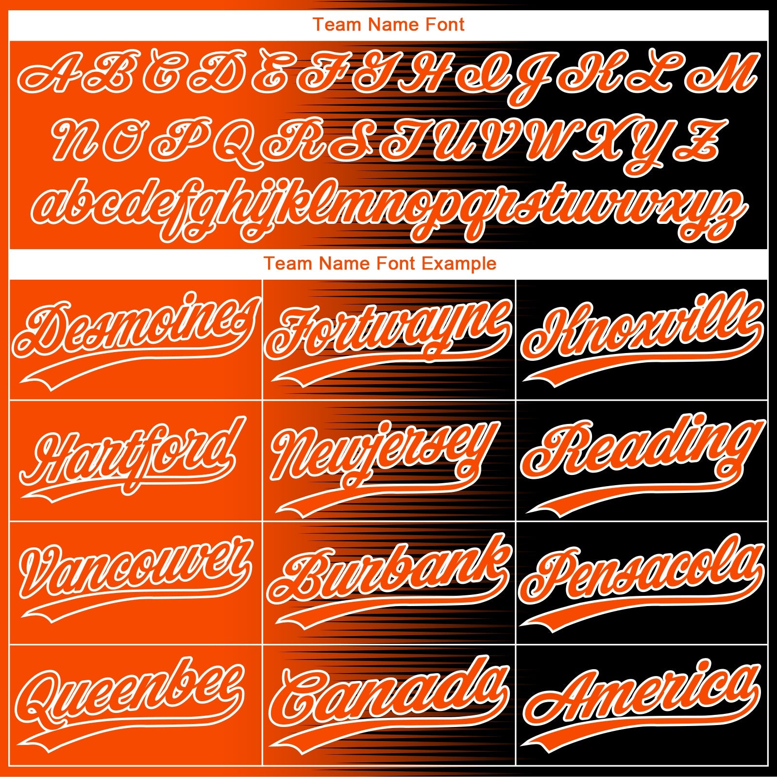 Custom Black Orange-White Gradient Horizontal Stripe Two-Button Unisex Softball Jersey