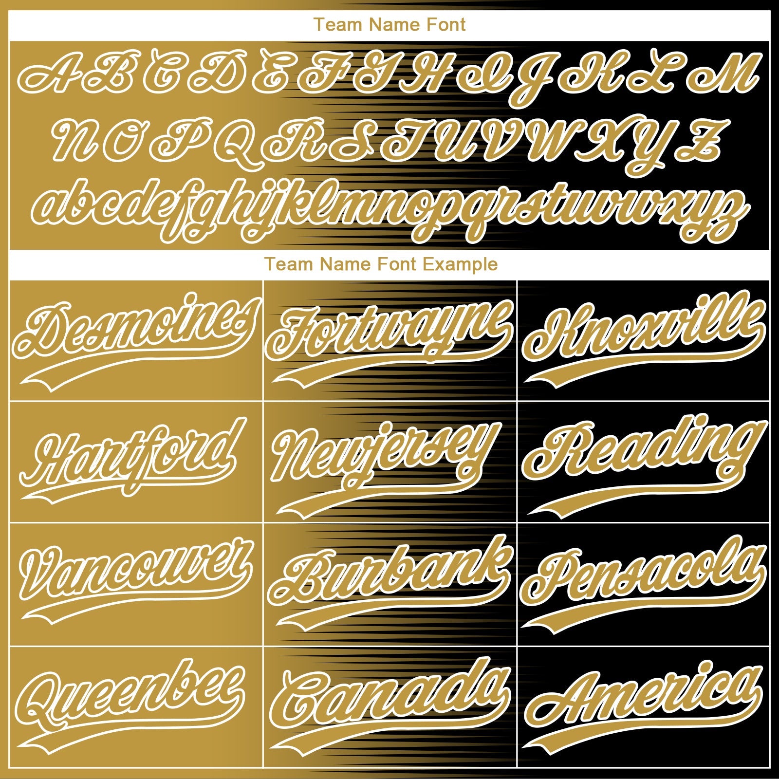 Custom Black Old Gold-White Gradient Horizontal Stripe Two-Button Unisex Softball Jersey