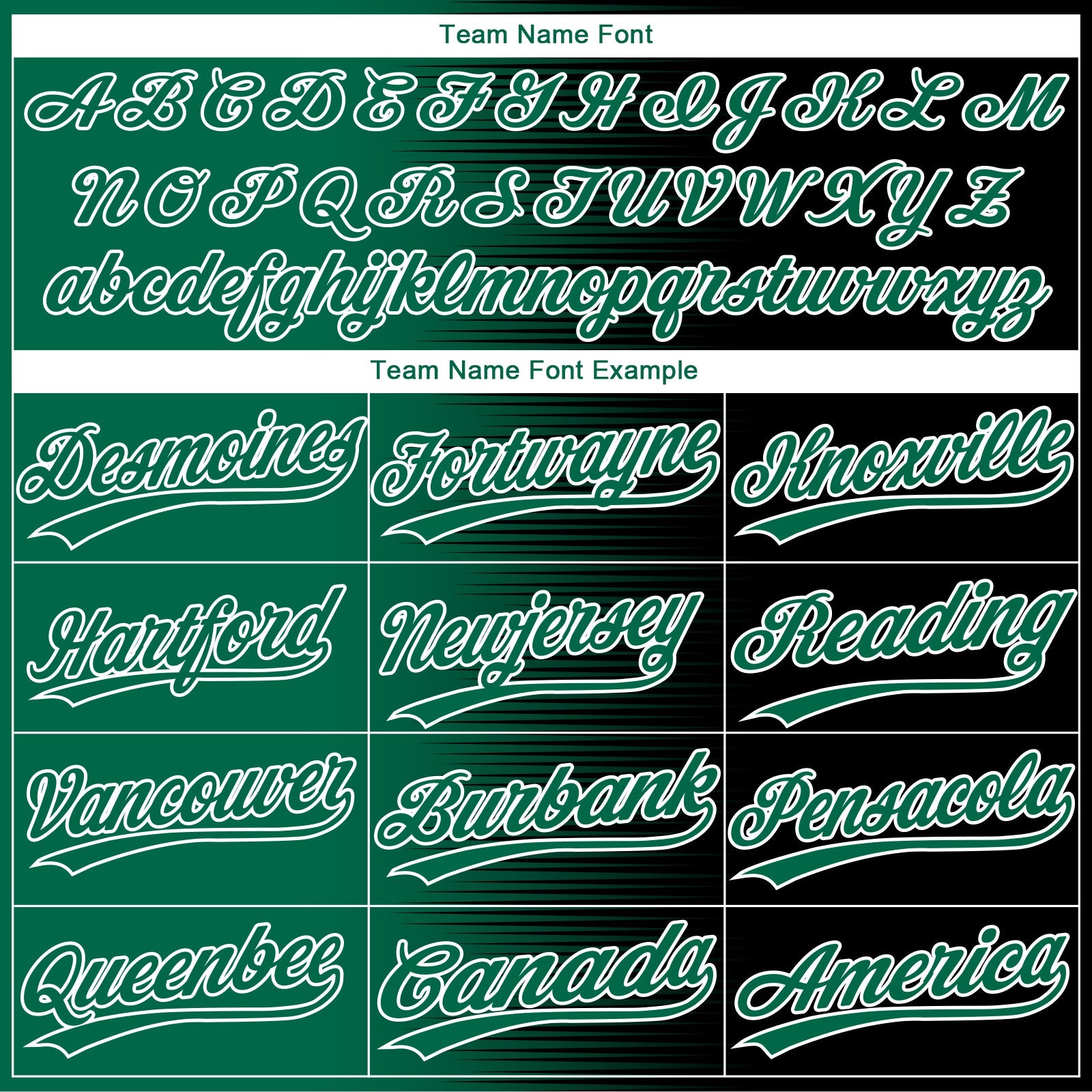 Custom Black Kelly Green-White Gradient Horizontal Stripe Two-Button Unisex Softball Jersey