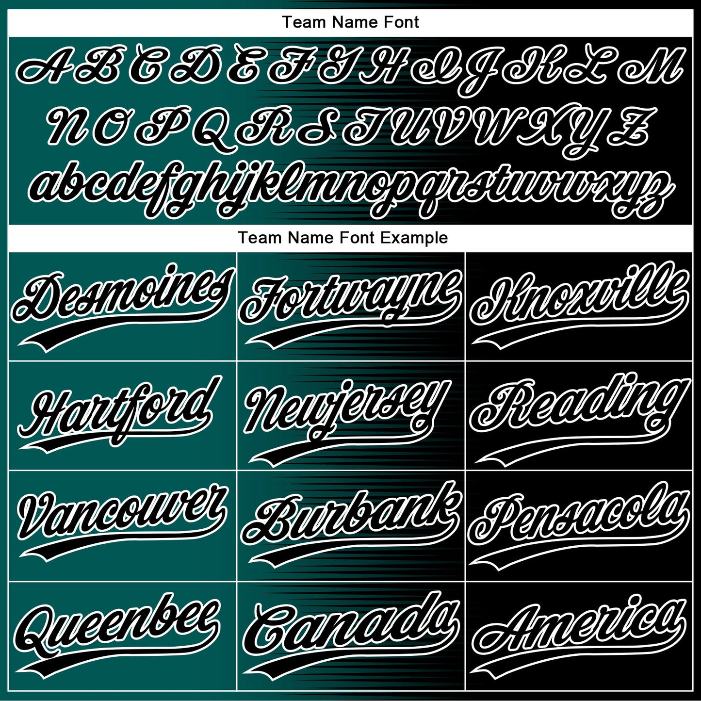 Custom Black Midnight Green-White Gradient Horizontal Stripe Two-Button Unisex Softball Jersey