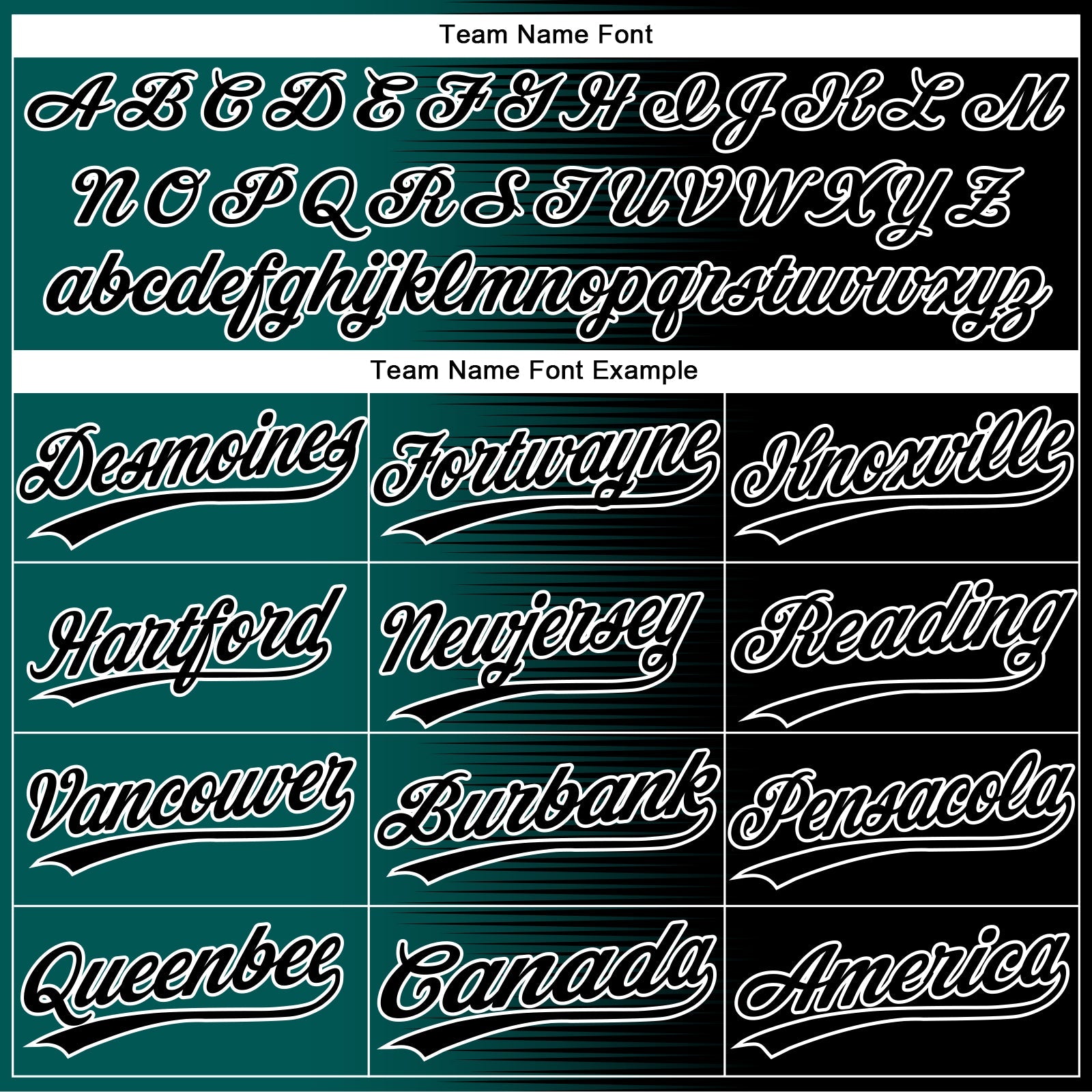 Custom Black Midnight Green-White Gradient Horizontal Stripe Two-Button Unisex Softball Jersey