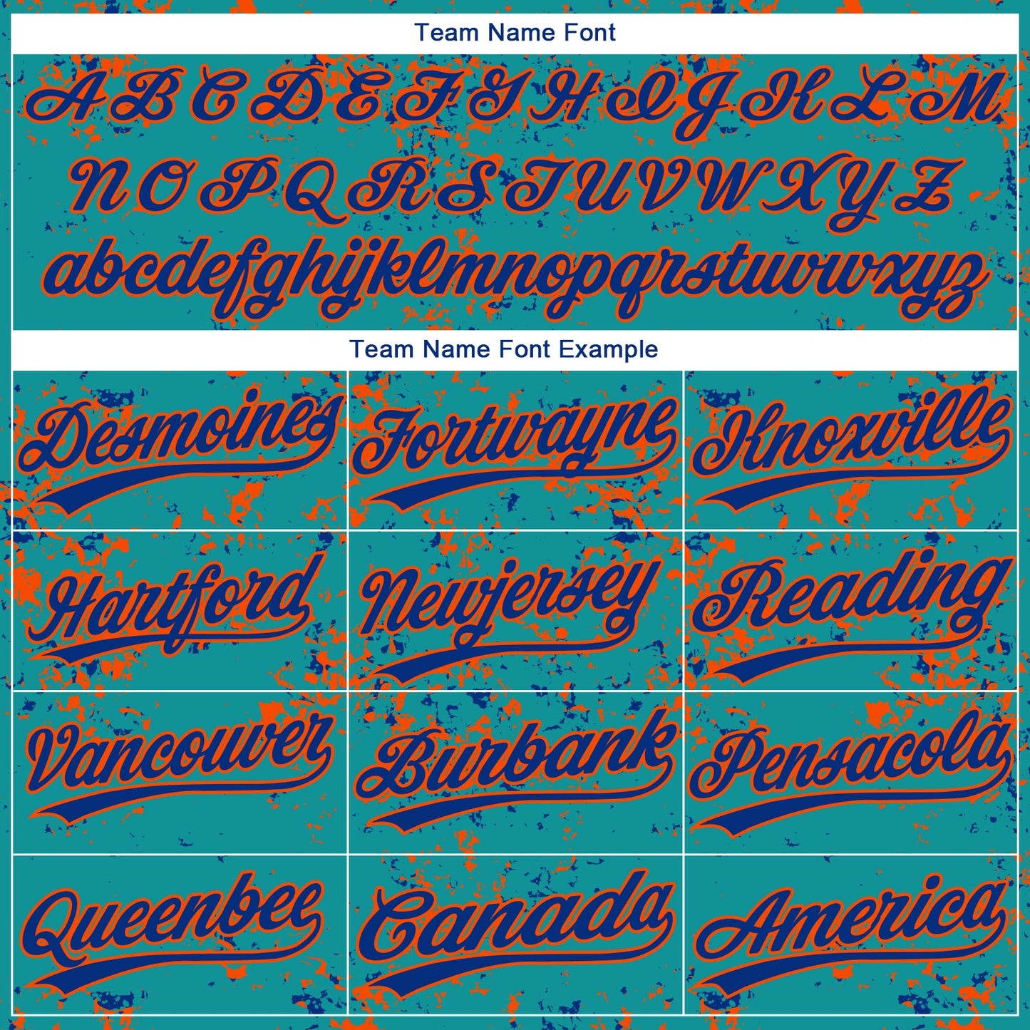 Custom Teal Royal-Orange Abstract Shattered Paint Splatter Two-Button Unisex Softball Jersey