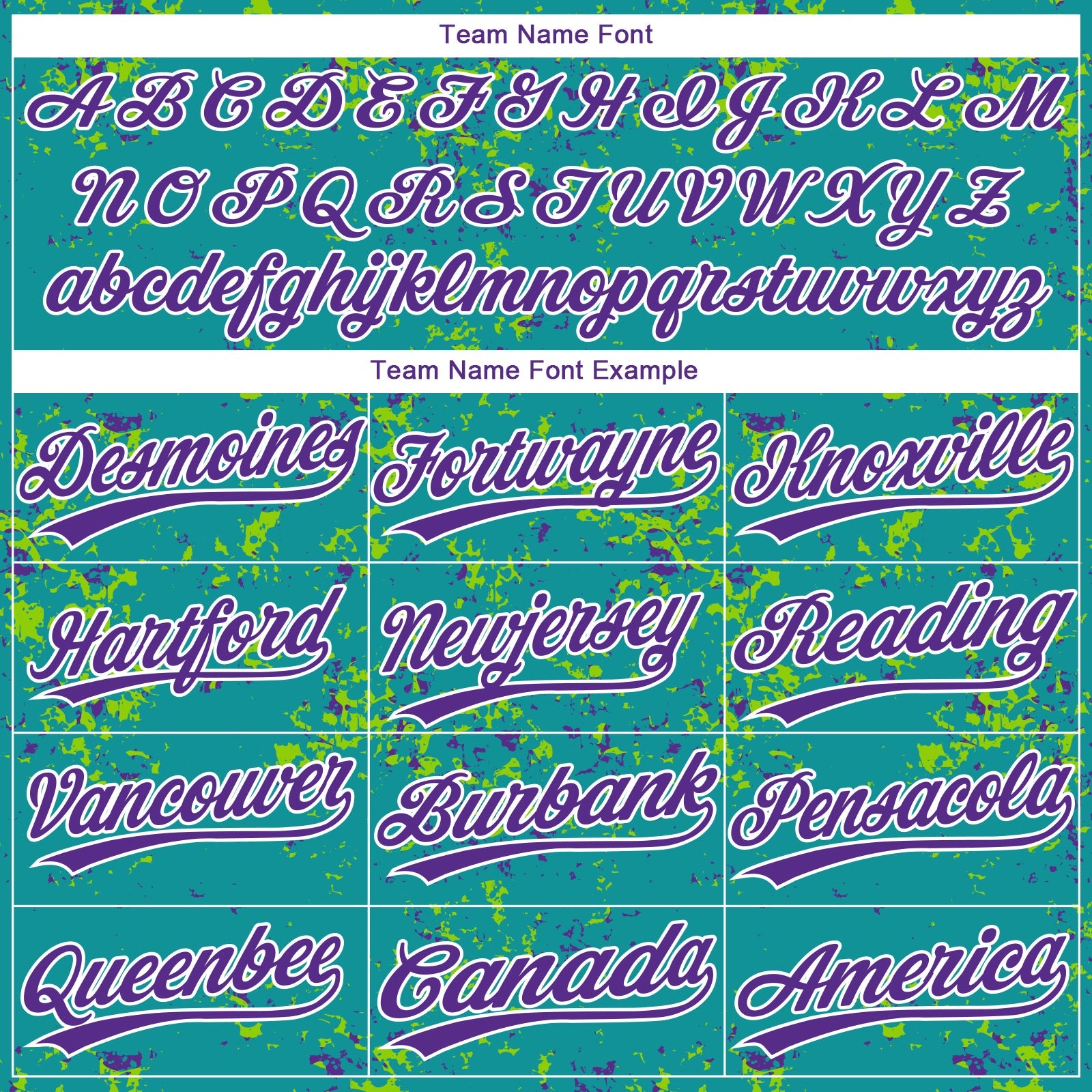 Custom Teal Purple Neon Green-White Abstract Shattered Paint Splatter Two-Button Unisex Softball Jersey