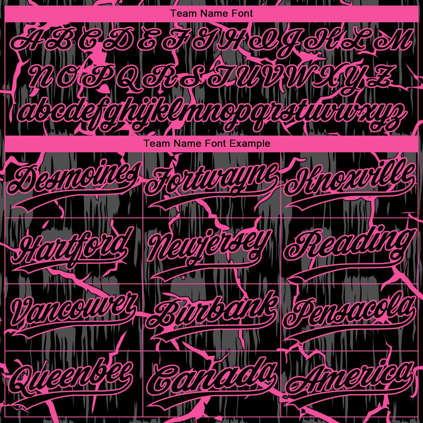 Custom Black Pink-Gray Raglan Sleeves Neon Lightning Crackle Two-Button Unisex Softball Jersey