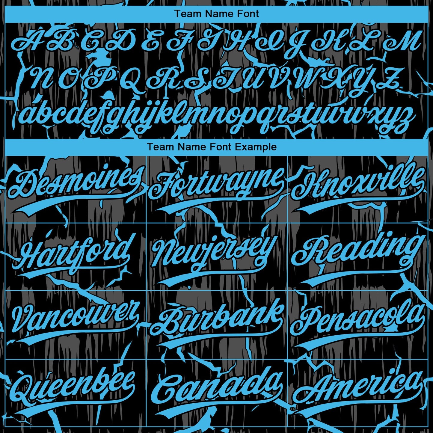 Custom Black Sky Blue-Gray Raglan Sleeves Neon Lightning Crackle Two-Button Unisex Softball Jersey