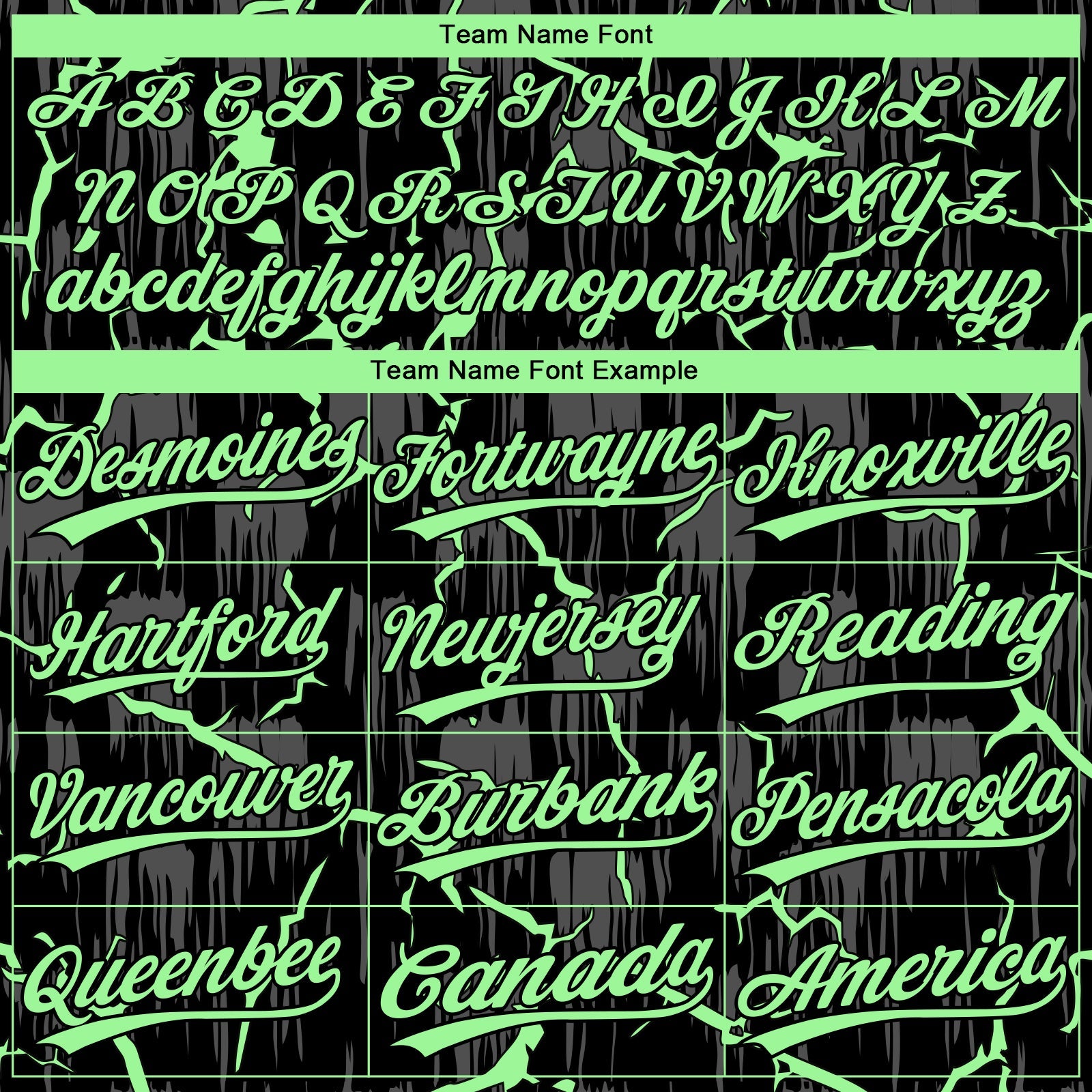 Custom Black Pea Green-Gray Raglan Sleeves Neon Lightning Crackle Two-Button Unisex Softball Jersey