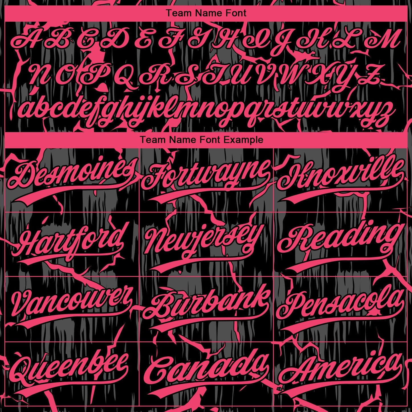 Custom Black Neon Pink-Gray Raglan Sleeves Neon Lightning Crackle Two-Button Unisex Softball Jersey