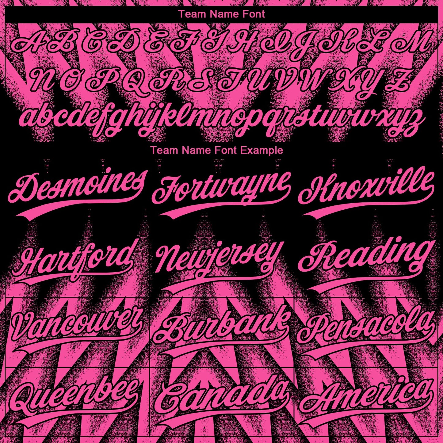 Custom Black-Pink Raglan Sleeves Abstract Geometric Chevron Zigzag Two-Button Unisex Softball Jersey