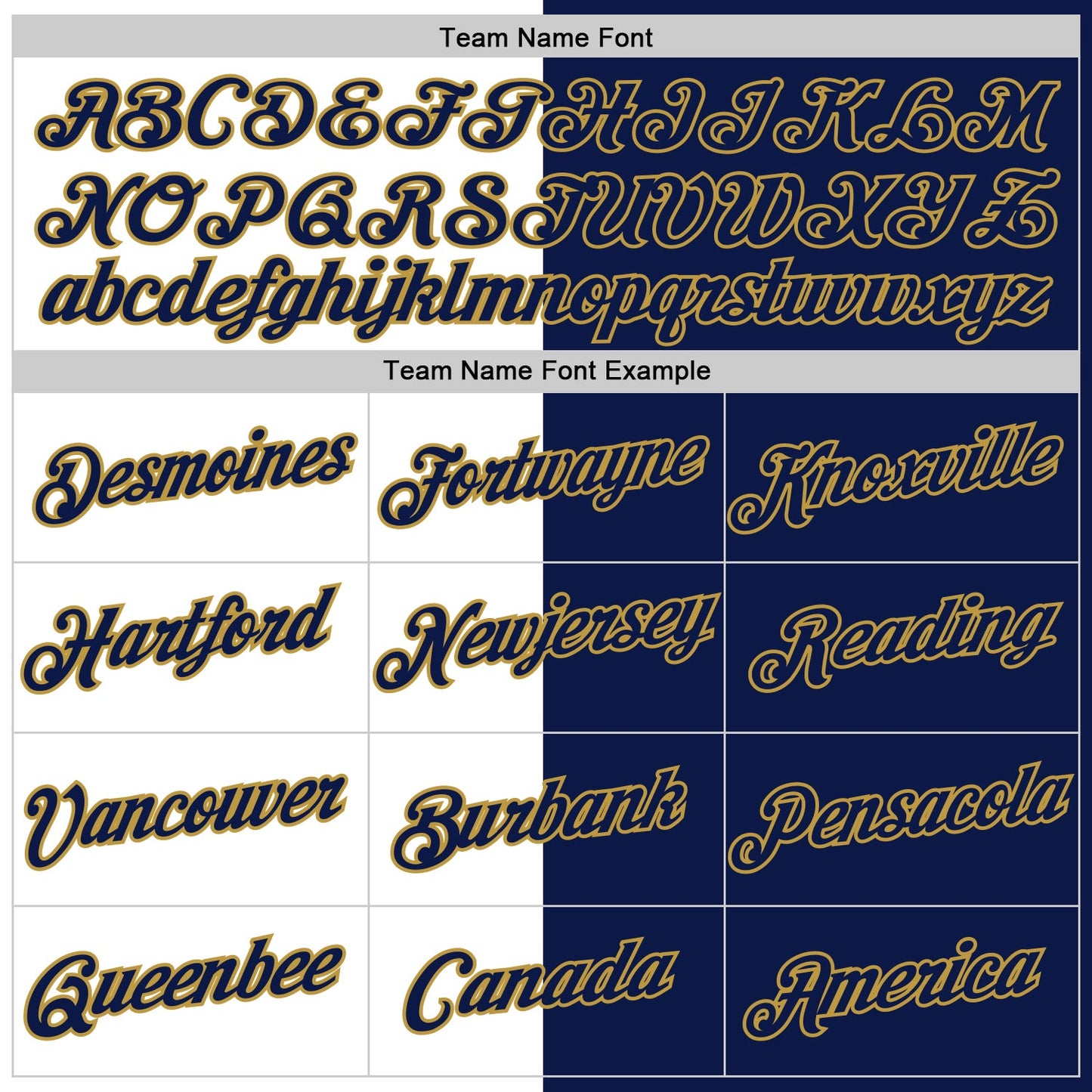 Custom Navy White-Old Gold Split Fashion Performance T-Shirt