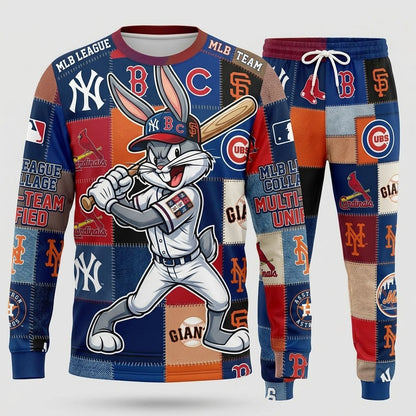 Sport Fan Set — Sweatshirt & Sweatpants Set | All 30 Baseball Teams Available