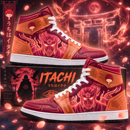 Uchiha Itachi High Top Sneakers — Naruto Inspired Fan Shoes