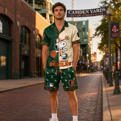 SHORT-SLEEVE PAJAMAS SET FOR SPORT FAN