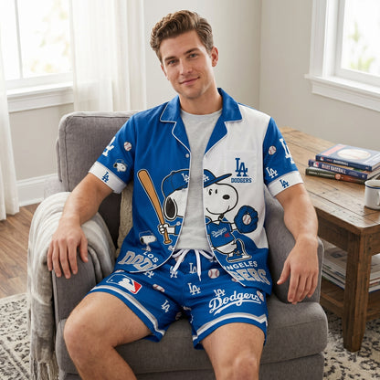 SHORT-SLEEVE PAJAMAS SET FOR SPORT FAN