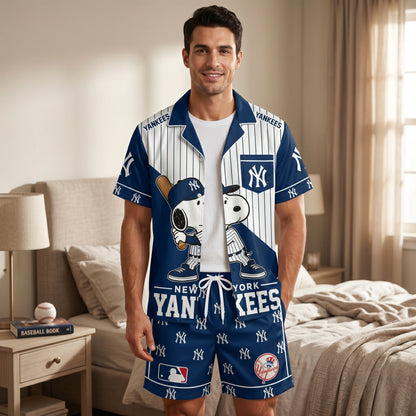 SHORT-SLEEVE PAJAMAS SET FOR SPORT FAN