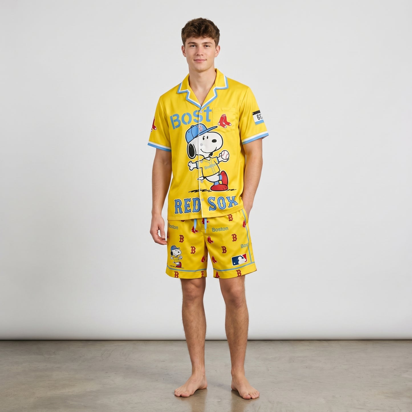 SHORT-SLEEVE PAJAMAS SET FOR SPORT FAN