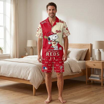 SHORT-SLEEVE PAJAMAS SET FOR SPORT FAN