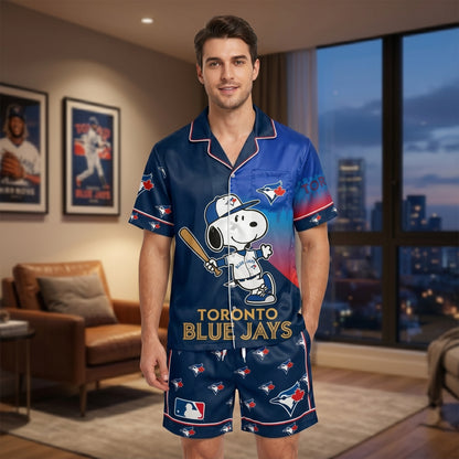SHORT-SLEEVE PAJAMAS SET FOR SPORT FAN