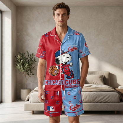 SHORT-SLEEVE PAJAMAS SET FOR SPORT FAN
