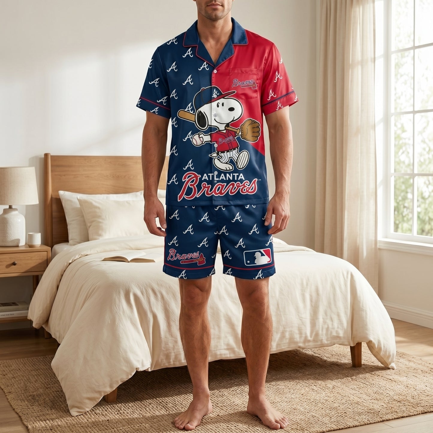 SHORT-SLEEVE PAJAMAS SET FOR SPORT FAN
