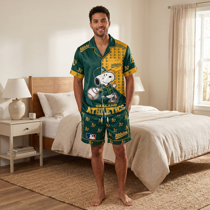 SHORT-SLEEVE PAJAMAS SET FOR SPORT FAN