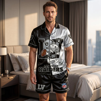 SHORT-SLEEVE PAJAMAS SET FOR TOP TEAM FOOTBALL FAN