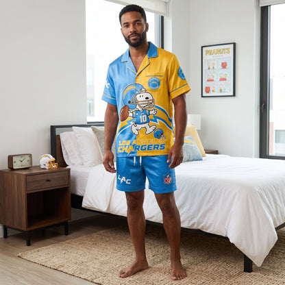 SHORT-SLEEVE PAJAMAS SET FOR TOP TEAM FOOTBALL FAN