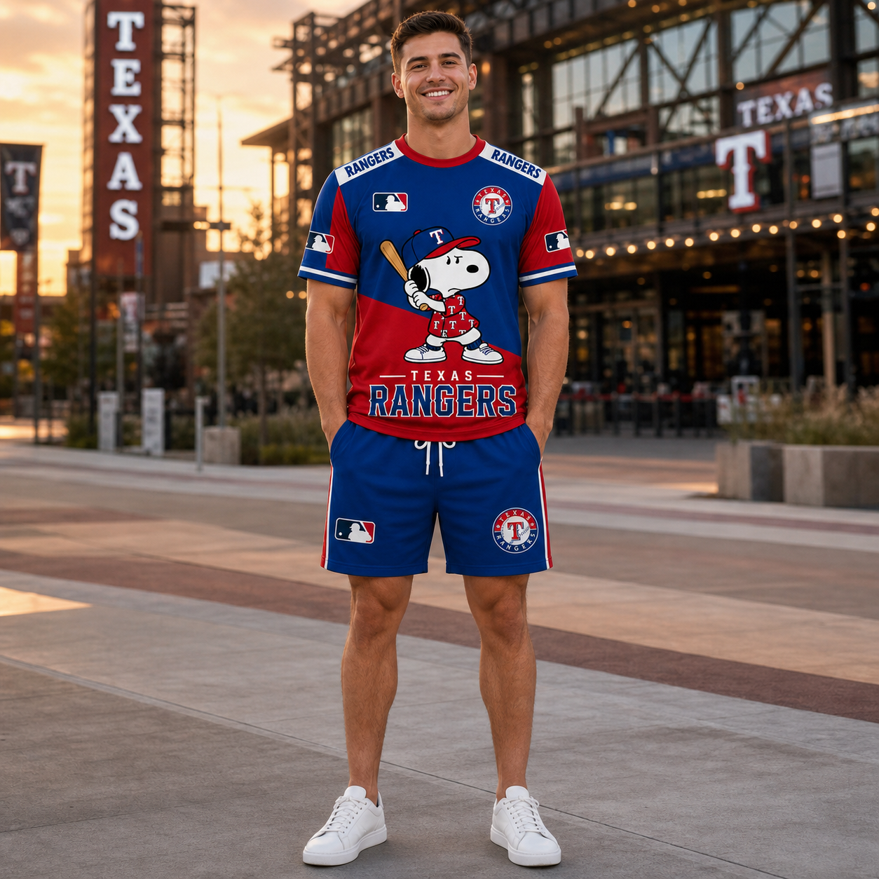 Sport Fan Set — T-Shirt + Shorts | All 30 Teams Available-COMBO GIFTS FOR FAN