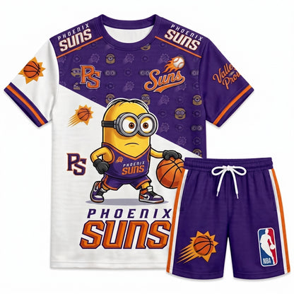 All 30 Teams Available-COMBO GIFTS FOR BASKETBALL FAN | Sport Fan Set — T-Shirt + Shorts