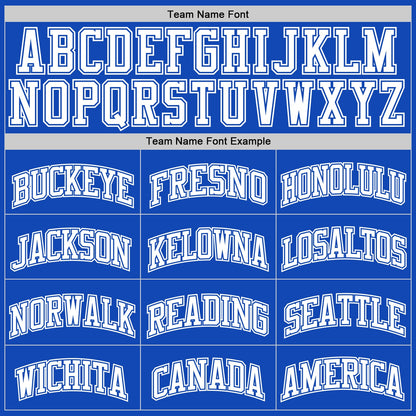 Custom Thunder Blue White Authentic Basketball Jersey