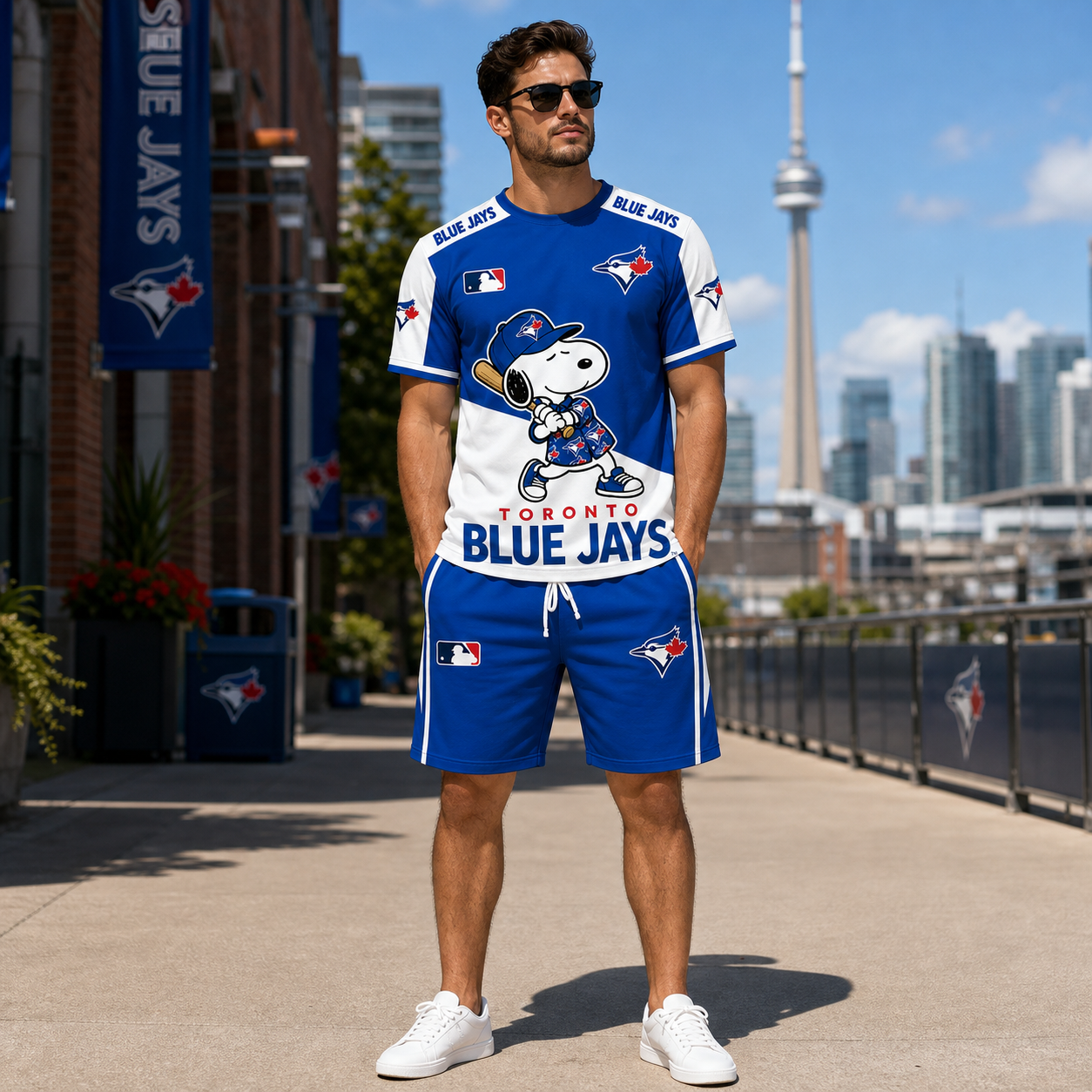 Sport Fan Set — T-Shirt + Shorts | All 30 Teams Available-COMBO GIFTS FOR FAN