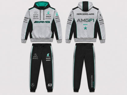 Formula Racing F1 Hoodie & Sweatpants Set — Motorsport Team Inspired Tracksuit — Racing Fan Outfit 2 - Custom Fan Apparel Image 5