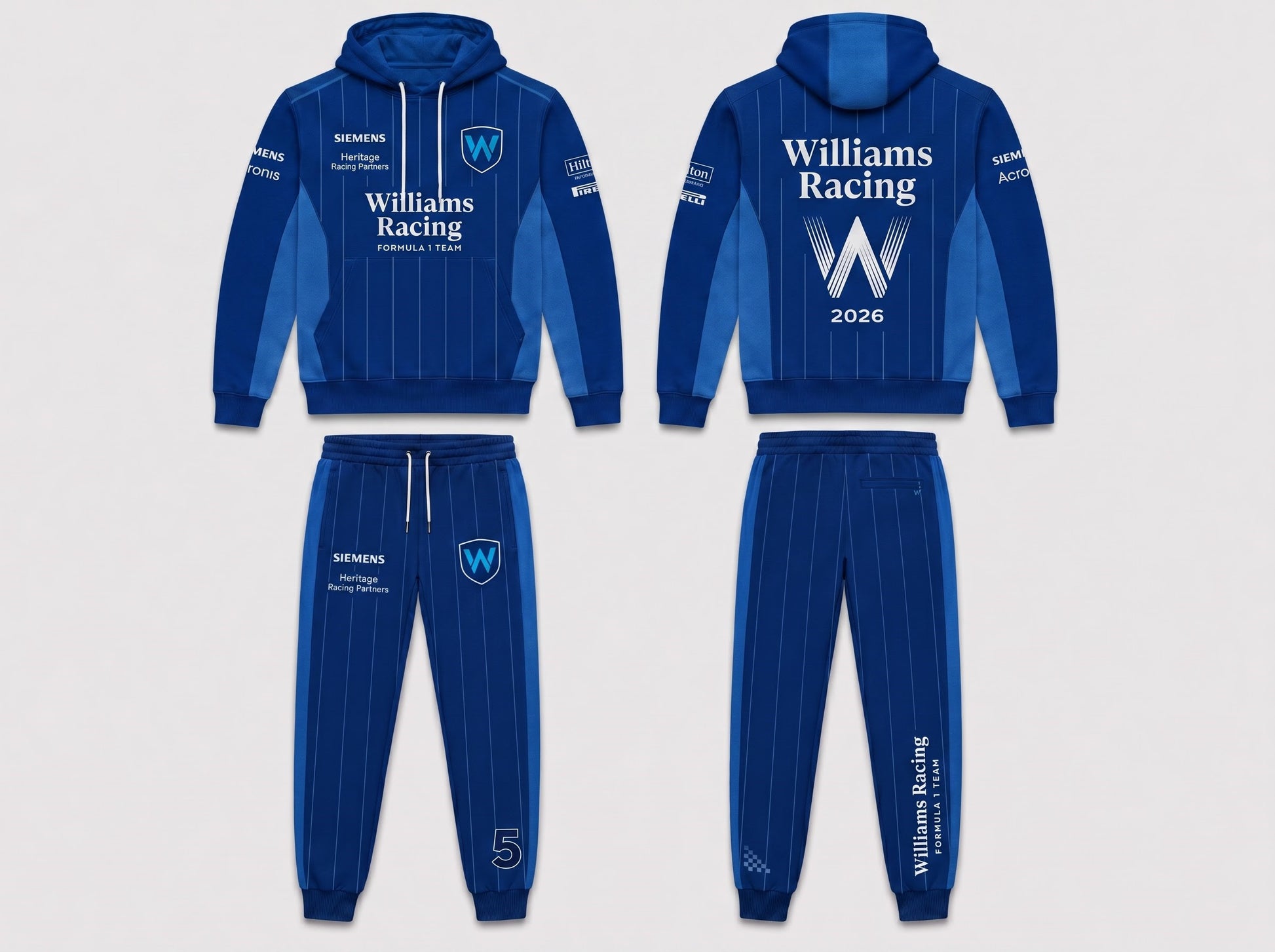 Formula Racing F1 Hoodie & Sweatpants Set — Motorsport Team Inspired Tracksuit — Racing Fan Outfit 2 - Custom Fan Apparel Image 13