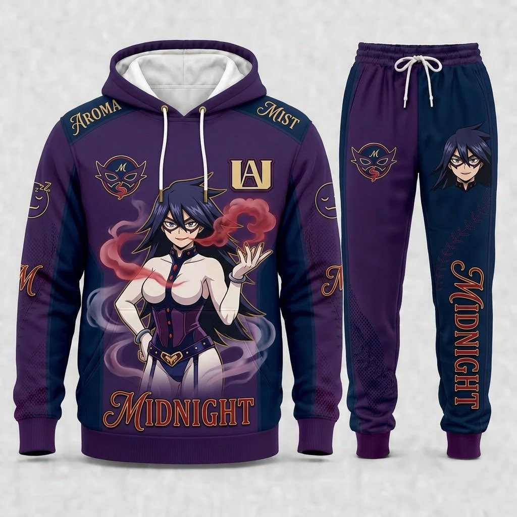 Limited Edition Hero Academy Anime Set — Hoodie & Sweatpants | Streetwear Gift - Custom Fan Apparel Image 8
