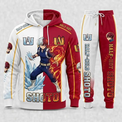 Limited Edition Hero Academy Anime Set — Hoodie & Sweatpants | Streetwear Gift - Custom Fan Apparel Image 9