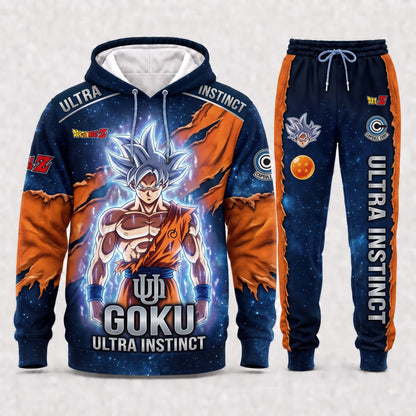 Son Goku Hoodie & Sweatpants Tracksuit Set — Dragon Ball Z Inspired - Custom Fan Apparel Image 5